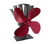Ventilador Para Chimeneas De Arranque Automático De Cuatro Aspas, Ventilador Eficiente De Poco Ruido Para Chimeneas Para Estufa De Leña