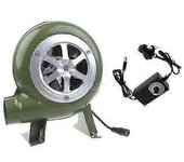 Ventilador Eléctrico Para Barbacoa, Ventilador De 100v Y 220v, Adecuado Para Barbacoa, Mini Soplador De Forjas De Herrero Con Adaptador De Velocidad