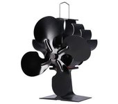 Ventilador De Estufa Accionado Por Calor Con 4 Aspas Para Una Distribución Del Calor Eficiente Y Ecológica En Chimeneas De Leña