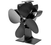 Estufa De Calor De 4 Aspas, Ventilador Para Hogar De Aluminio, Silencioso, Ecológico, Para Leña, Ecofan