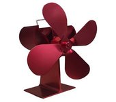 Distribución Eficiente Del Calor De Poco Ruido Del Ventilador Para Hogar Del Ventilador De Estufa Ecológico De 4 Aspas