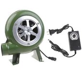 Soplador Para Barbacoa, Mini Soplador De Forjas De Herrero Con Conducto, Ventilador Eléctrico, Ventiladores Y Sopladores De Estufa De Leña Q84d