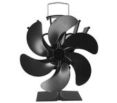 Ventilador Para Hogar, 6 Aspas, Estufa De Leña Silenciosa, Ventiladores, No Requiere Electricidad