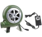 Soplador De Barbacoa, Mini Soplador De Forjas De Herrero Con Conducto, Ventilador Eléctrico, Ventiladores De Estufa De Leña Q84d