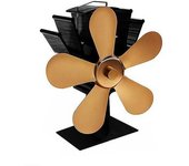 Estufa Ventilador Calefacción Chimenea Ventilador Calefacción Quemador De Leña Ventilador Silencioso