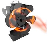 Ventilador De Estufa De Leña, Ventilador De Chimenea De 6 Aspas, Ventilador De Estufa Accionado Por Calor, Ventilador De Ciclo Silencioso, Respetuoso