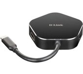 D-link Adaptador Usb-c 4 En 1 Con Hdmi/suministro Electrico