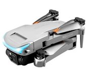 Dron De Control Remoto Con Cámara 4k Hd (modelo: Z888 - - Duración De La Batería: 18 Min - Gris)