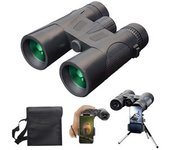 Binoculares, Enfoque Fácil, Telescopio Portátil Compacto Para Protección De Aves, Viajes, Turismo (blanco)-blanco