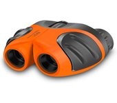 Prismáticos Junior Para Niños 6x21 Con Cuerpo De Binoculares Blindados De Goma Resistente Y Enfoque Central, En Naranja