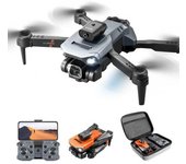 Dron Plegable K6 Pro Con Cámara Única 4k Evitación De Obstáculos De 360° (3 Baterías - Duración De La Batería: 15 Min - Gris)