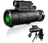 Prismáticos Digitales De Visión Nocturna, Modos De Fotos Y Vídeo - Zoom Infrarrojo De 3,5-7x31 Mm 850 Nm - Pantalla Grande De 4" - Rango De Negro