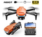 Rg107pro Mini Drone(4k - Duración De La Batería: 15 Min - Naranja)