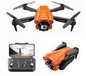 I3 Pro Mini Drone Con Cámara Dual 4k (3 Baterías - Duración De La Batería: 15 Min - Naranja)