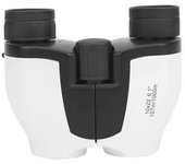 Binoculares Para Adultos, Telescopio Portátil De Alta Definición 10x22 Bak4 Para Observación De Aves(blanco)