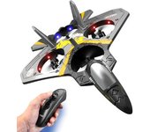 Avión De Control Remoto V17, Dron De Espuma Epp (duración De La Batería: 15 Min - Gris)