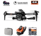 Dron K6 Max Con Tres Cámaras Evitación De Obstáculos De 360° (1 Baterías - Duración De La Batería: 15 Min - Gris)