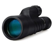 Telescopio Monocular 10-30x50 Para Adultos, Telescopio Monocular Hd Impermeable, Observación De Aves (negro)-(negro)