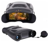 Gafas De Visión Nocturna Binoculares Con Pantalla Lcd, Cámara Digital Infrarroja (ir), Foto Dual + Grabación De Video Para Detectar-negro