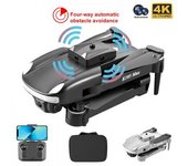 Mini Dron K105 Max Con Cámara Dual 4k Evitación Inteligente De Obstáculos (1 Baterías - Duración De La Batería: 15 Min - Negro)