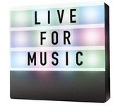Altavoz Bluetooth Letras Luminosas Btl-50