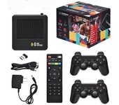 G11 Pro Game Box 4k Hd Tv Game Stick Video Game Console Built In 40000+ Retro Games Portable Game Player Wireless Gamepad