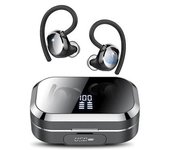 Q25 Business Sports Earbuds Wireless 5.3 Smart Touch Waterproof Comfy Fit Hifi Headphones With Ear Hook