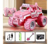Remote Control Barbie Pink Electric Off-road Remote Control Toy Car Gift