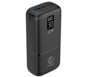 Powerbank 30 000mah Pd 22,5w Rebeltec P30 Lcdpd Negro