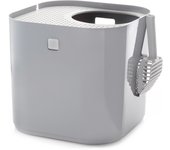 Arenero cubierto Modkat para gatos - Gris