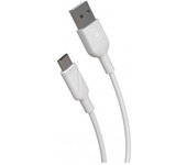 Muvit Cable usb para coche tipo c 3a 1,2 m blanco  for change