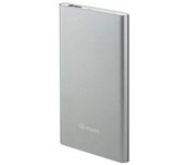 Muvit Batería externa móvil 5000 mah  plata