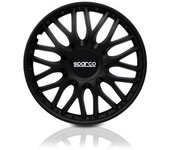 Sparco Tapacubos 14 pulgadas  Roma negro 4 uds