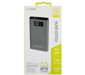 Muvit Batería externa móvil  10000 mah multiusos pantalla led