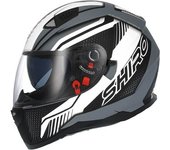 Shiro Casco de moto integral  sh881 blanco s