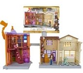 Wizarding World Harry Potter, set de juego 3 en 1 del Callejón Diagon Magical Minis con luces y sonidos, 2 figuras y 21 accesorios, juguetes para niños a partir de 6 años, Muñecos
