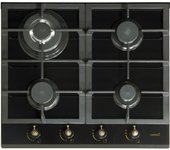 Placa Gas - Cata RCI631BK Negro, 4 zonas