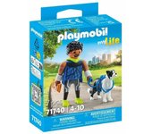 HOMME SPORTIF + BORDER COLLIE PLAYMOBIL PLL71740