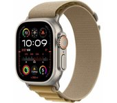 Apple watch Apple Watch Ultra 2 GPS + Cellular 49mm Boîtier en Titane Naturel avec Boucle Alpine Sahara Medium