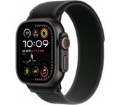 Apple watch Apple Watch Ultra 2 GPS + Cellular 49mm Boîtier en Titane Noir avec Boucle Trail Noir M L