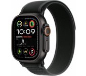 Apple watch Apple Watch Ultra 2 GPS + Cellular 49mm Boîtier en Titane Noir avec Boucle Trail Noir S M