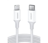 UGREEN Cable USB C a Lightning de 3 pies con certificación MFi PD de carga rápida compatible con iPhone 14/14 Pro, iPhone 13/13 Pro, iPhone 12/12 Pro, iPhone 11, MacBook, iPad, AirPods Pro
