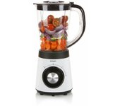 Domo DO9203BL licuadora 1,5 L Batidora de vaso 500 W Negro, Blanco