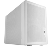 Mars Gaming MC-XPRO, Caja MicroATX Ultracompacta, Diseño Paneles Mesh, Ventilador Trasero 120mm, Tecnología de Refrigeración Mesh 360°, Compatibilidad Dual de PSU ATX y SFX, Minitorre PC USB-C, Blanco