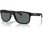 ARNETTE Gafas de sol cuadradas 4341 para mujer, Khim Recycled Black Polar Grey, 56 mm