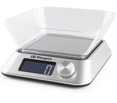 Orbegozo PC 1030 Plata Encimera Rectángulo Báscula electrónica de cocina