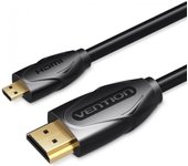 Vention Cable HDMI VAA-D03-B300/ HDMI Macho - Mini HDMI Macho/ 3m/ Negro