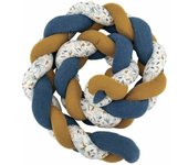 Protector de cuna domiva 200 cm azul