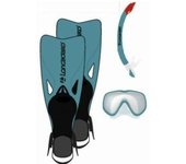 Gafas de buceo con tubo y aletas longboard 42-45