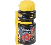 Tataway botella de viaje ciclo Batman niño 350 ml Superhéroes amarillo negro hombre murciélago seguridad universal bici